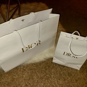 Dior shopping bag